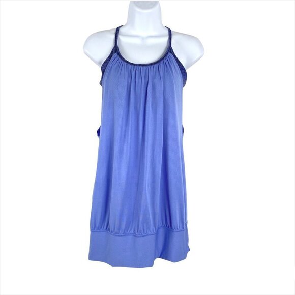 Lululemon No Limits Tank Top Lullaby Wee Are From Space Cadet Blue Women Size 8 - Picture 3 of 6